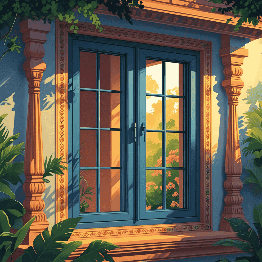Functional & Elegant uPVC Combination Windows for Madurai Properties