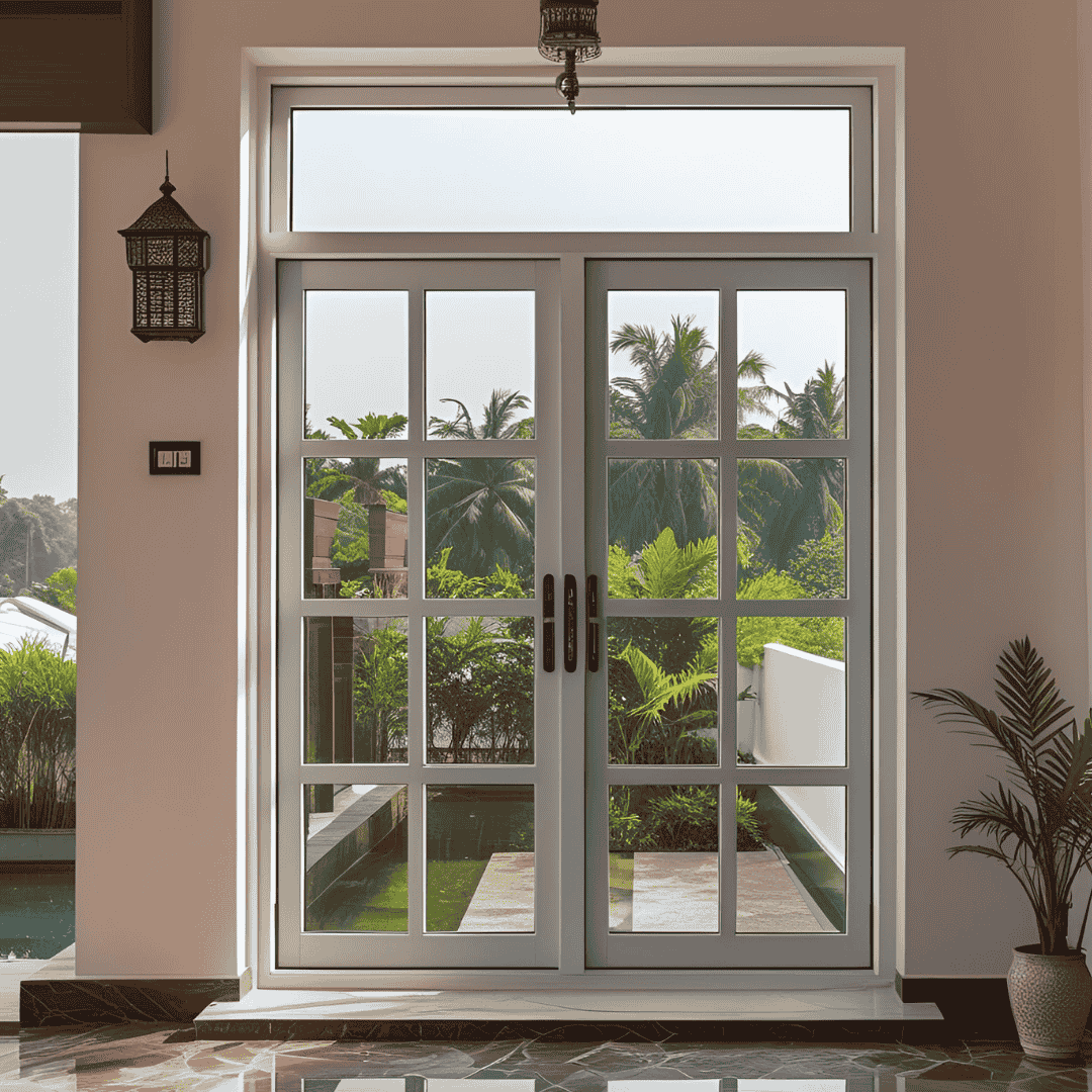 Elegant uPVC French Windows for Homes in Anna Nagar