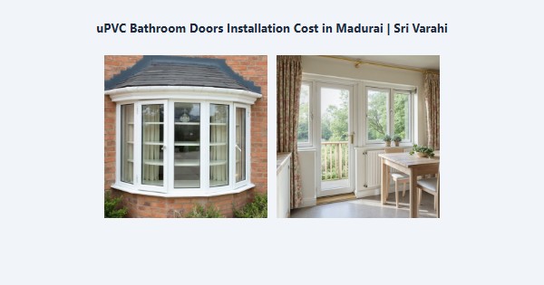 Best uPVC Bathroom Doors Installation Cost in Madurai | Sri Varahi