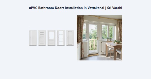 Best uPVC Bathroom Doors Installation in Vattakanal, Kodaikanal | Sri Varahi