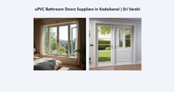 Best uPVC Bathroom Doors Suppliers in Kodaikanal | Sri Varahi