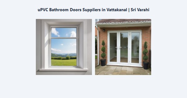 Best uPVC Bathroom Doors Suppliers in Vattakanal, Kodaikanal | Sri Varahi