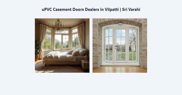 Best uPVC Casement Doors Dealers in Vilpatti, Kodaikanal | Sri Varahi