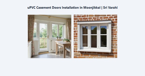 Best uPVC Casement Doors Installation in Moonjikkal, Kodaikanal | Sri Varahi