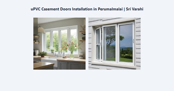 Best uPVC Casement Doors Installation in Perumalmalai, Kodaikanal | Sri Varahi