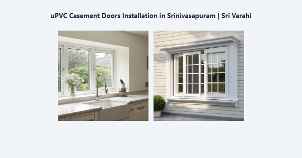 Best uPVC Casement Doors Installation in Srinivasapuram, Kodaikanal | Sri Varahi