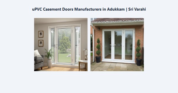 Best uPVC Casement Doors Manufacturers in Adukkam, Kodaikanal | Sri Varahi