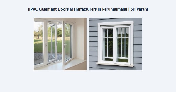 Best uPVC Casement Doors Manufacturers in Perumalmalai, Kodaikanal | Sri Varahi