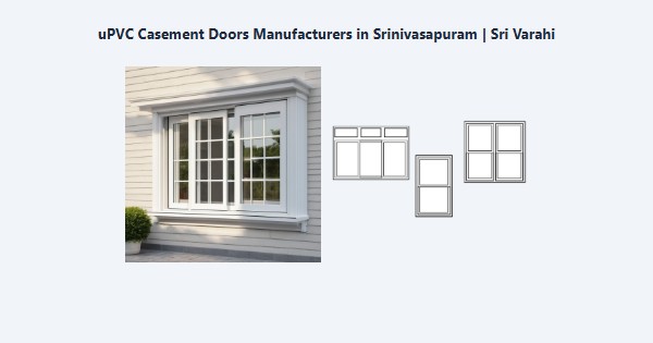 Best uPVC Casement Doors Manufacturers in Srinivasapuram, Kodaikanal | Sri Varahi