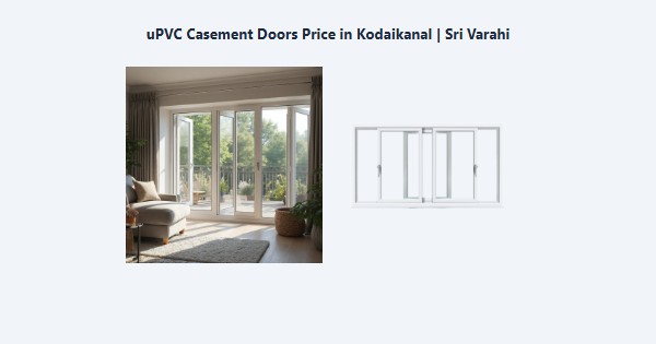 Best uPVC Casement Doors Price in Kodaikanal | Sri Varahi