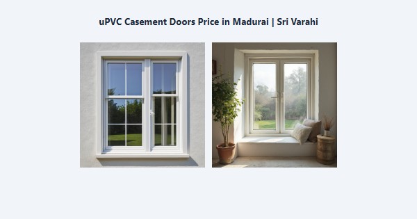 Best uPVC Casement Doors Price in Madurai | Sri Varahi