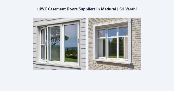 Best uPVC Casement Doors Suppliers in Madurai | Sri Varahi