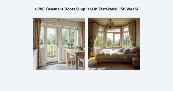 Best uPVC Casement Doors Suppliers in Vattakanal, Kodaikanal | Sri Varahi