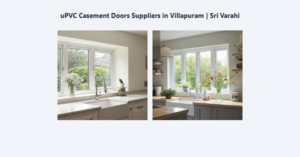 Best uPVC Casement Doors Suppliers in Villapuram, Madurai | Sri Varahi