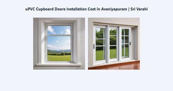 Best uPVC Cupboard Doors Installation Cost in Avaniyapuram, Madurai | Sri Varahi
