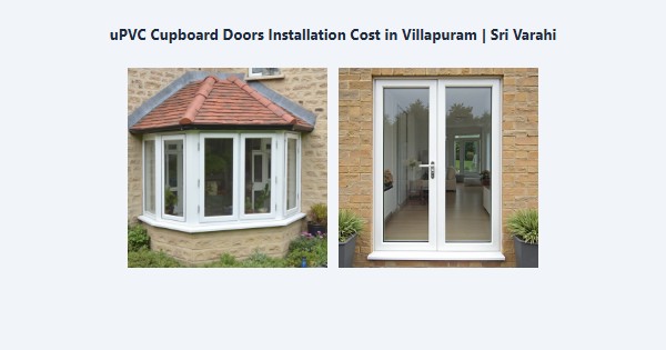 Best uPVC Cupboard Doors Installation Cost in Villapuram, Madurai | Sri Varahi