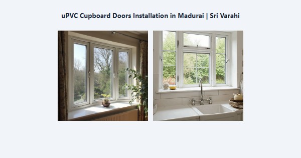 Best uPVC Cupboard Doors Installation in Madurai | Sri Varahi