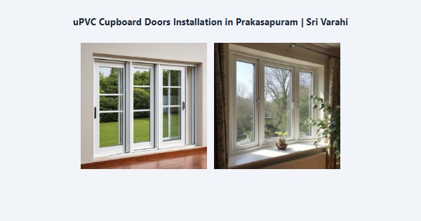 Best uPVC Cupboard Doors Installation in Prakasapuram, Kodaikanal | Sri Varahi