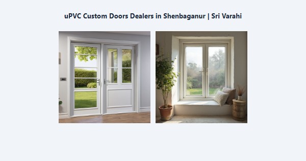 Best uPVC Custom Doors Dealers in Shenbaganur, Kodaikanal | Sri Varahi