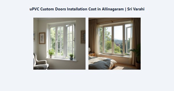 Best uPVC Custom Doors Installation Cost in Allinagaram, Theni | Sri Varahi