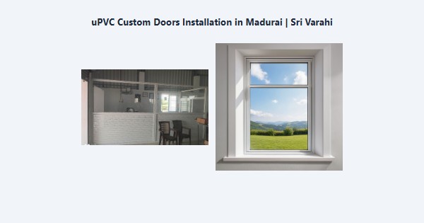 Best uPVC Custom Doors Installation in Madurai | Sri Varahi
