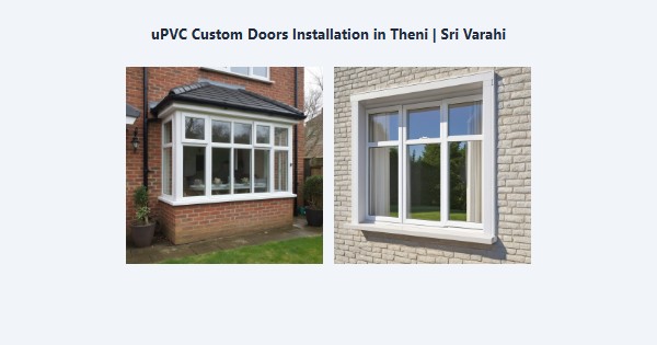 Best uPVC Custom Doors Installation in Theni | Sri Varahi
