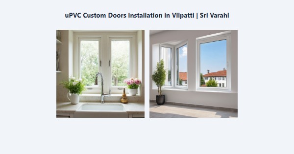 Best uPVC Custom Doors Installation in Vilpatti, Kodaikanal | Sri Varahi