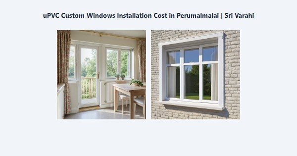 Best uPVC Custom Windows Installation Cost in Perumalmalai, Kodaikanal | Sri Varahi
