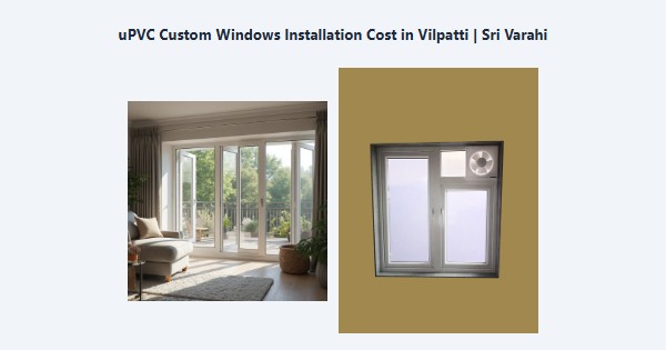 Best uPVC Custom Windows Installation Cost in Vilpatti, Kodaikanal | Sri Varahi