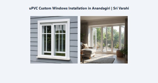 Best uPVC Custom Windows Installation in Anandagiri, Kodaikanal | Sri Varahi