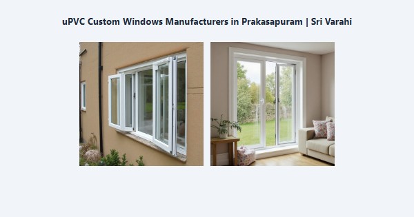 Best uPVC Custom Windows Manufacturers in Prakasapuram, Kodaikanal | Sri Varahi