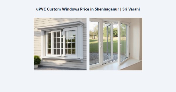 Best uPVC Custom Windows Price in Shenbaganur, Kodaikanal | Sri Varahi