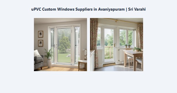 Best uPVC Custom Windows Suppliers in Avaniyapuram, Madurai | Sri Varahi