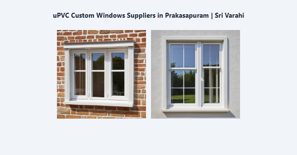 Best uPVC Custom Windows Suppliers in Prakasapuram, Kodaikanal | Sri Varahi