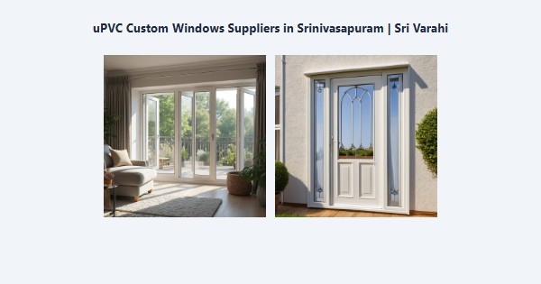 Best uPVC Custom Windows Suppliers in Srinivasapuram, Kodaikanal | Sri Varahi