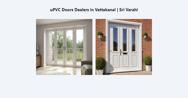 Best uPVC Doors Dealers in Vattakanal, Kodaikanal | Sri Varahi