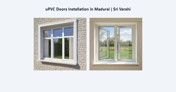 Best uPVC Doors Installation in Madurai | Sri Varahi