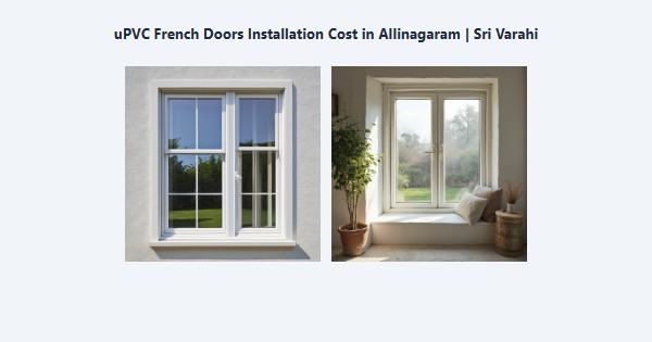 Best uPVC French Doors Installation Cost in Allinagaram, Theni | Sri Varahi