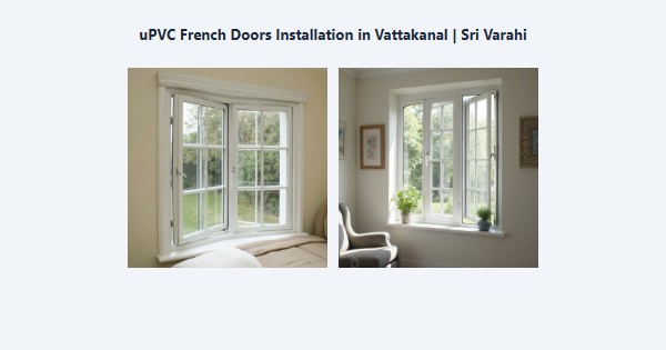 Best uPVC French Doors Installation in Vattakanal, Kodaikanal | Sri Varahi