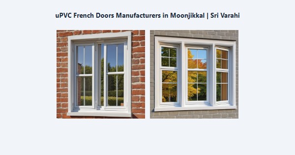 Best uPVC French Doors Manufacturers in Moonjikkal, Kodaikanal | Sri Varahi