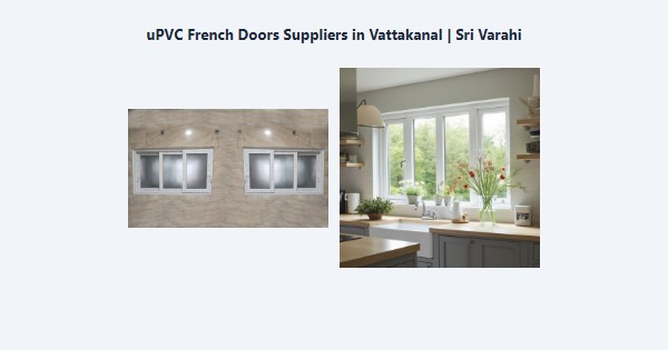 Best uPVC French Doors Suppliers in Vattakanal, Kodaikanal | Sri Varahi