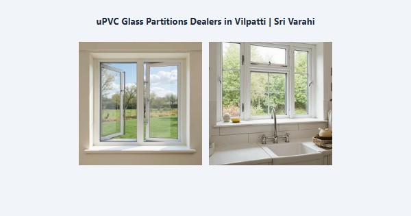 Best uPVC Glass Partitions Dealers in Vilpatti, Kodaikanal | Sri Varahi