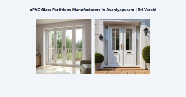 Best uPVC Glass Partitions Manufacturers in Avaniyapuram, Madurai | Sri Varahi