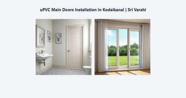 Best uPVC Main Doors Installation in Kodaikanal | Sri Varahi