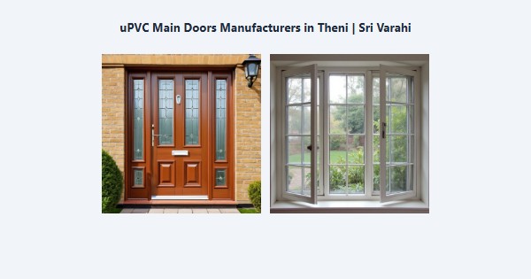 Best uPVC Main Doors Manufacturers in Theni | Sri Varahi