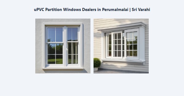 Best uPVC Partition Windows Dealers in Perumalmalai, Kodaikanal | Sri Varahi
