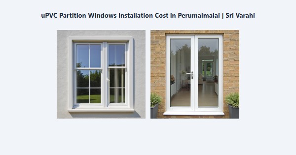 Best uPVC Partition Windows Installation Cost in Perumalmalai, Kodaikanal | Sri Varahi
