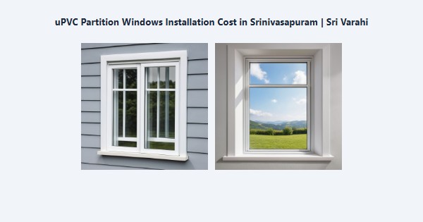 Best uPVC Partition Windows Installation Cost in Srinivasapuram, Kodaikanal | Sri Varahi