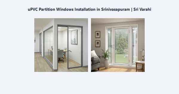 Best uPVC Partition Windows Installation in Srinivasapuram, Kodaikanal | Sri Varahi