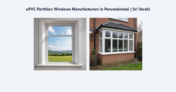 Best uPVC Partition Windows Manufacturers in Perumalmalai, Kodaikanal | Sri Varahi